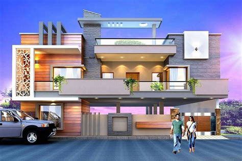 Exterior Modern Bungalow Design In India – BESTHOMISH