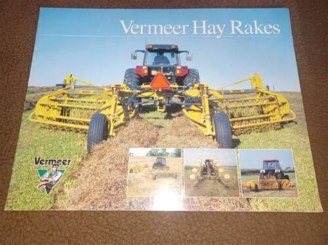 Vintage Vermeer Hay Rakes Brochure 11 Pages | eBay