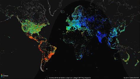 Check out this visual map that shows 24 hours of internet usage around the world | Internet ...