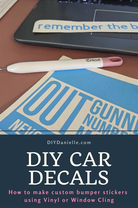 How to Make a Car Decal with the Cricut Maker | Vinyl bumper stickers ...