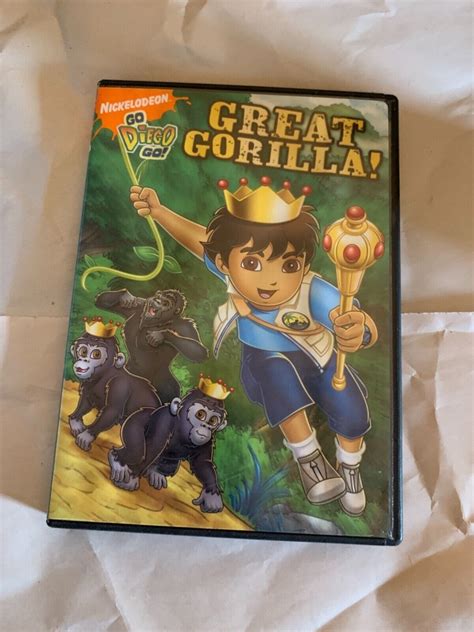 Great gorilla Nickelodeon go Diego go ~DVD tested SHELF00i | eBay