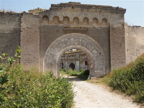 Kerch, Crimea, Fort Totleben, Military Kerch Fortress, Fortification, Battery, Gate. Stock Image ...