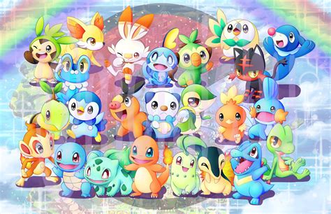 All gen Starters fanart : r/PokemonSwordAndShield