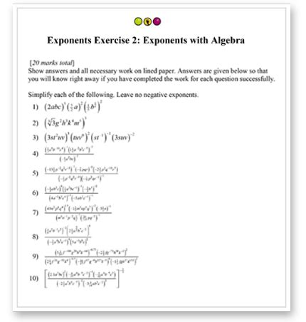 Grade 8 Math Curriculum - Spirit of Math Schools Inc.