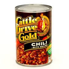 CHILI CATTLE DRIVE GOLD W/BEANS