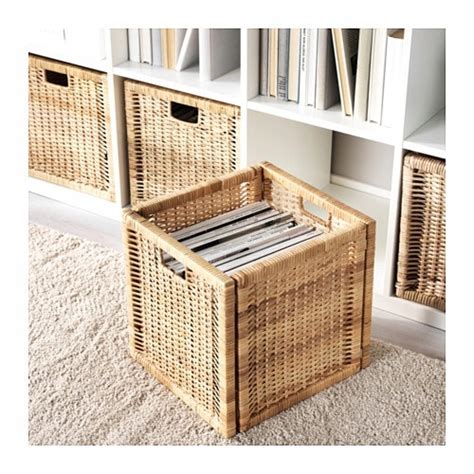 IKEA wkład pudełko KOSZ wiklinowy BRANAS rattan - 7577600762 - oficjalne archiwum Allegro