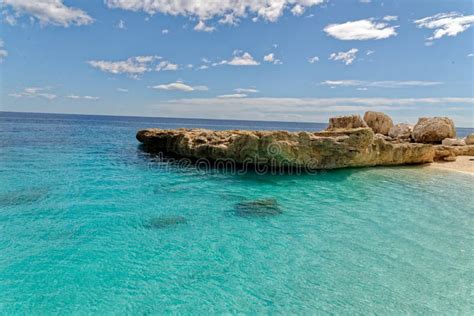 Cala Mariolu Beach - Italy - Sardinia Stock Photo - Image of idyllic ...