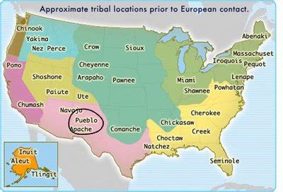 The Pueblo tribe (and other large tribes) in the Southwest.