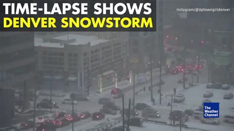 Denver Snow Highlighted in Time-Lapse - Videos from The Weather Channel