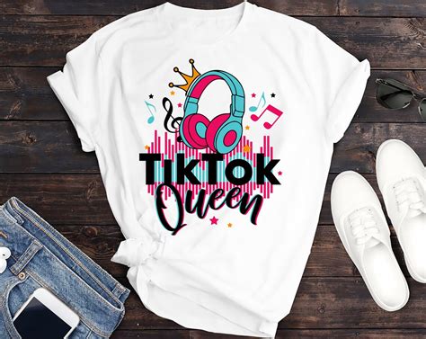 Tiktoker Family Bundle svg Tik Tok Queen svg png Birthday | Etsy