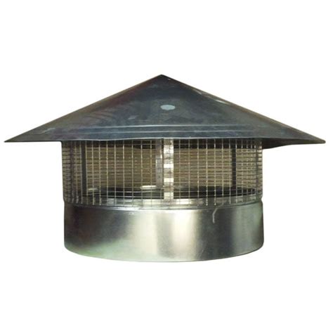 Galvanised 'China Mans Hat' Roof Cowl - Fresh Air Supplies