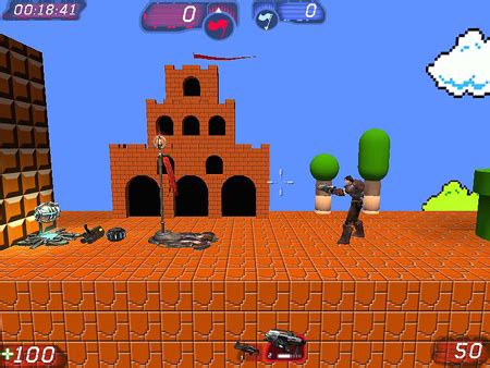 Feature: Super Mario Bros. Level Recreated in UT3 with UT2D Mod - TechEBlog