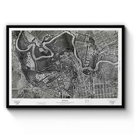 Echuca, Victoria Australia Vintage Map #13 (1960) – Vintage Maps