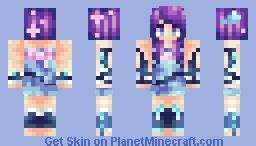 Galaxy Girl Minecraft Skin