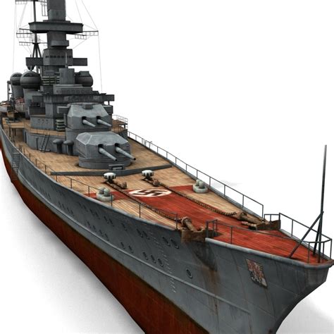 3d model german cruiser prinz eugen