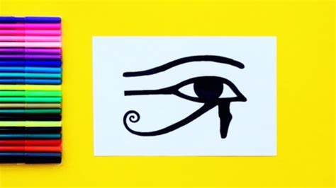 How to draw Eye of Ra