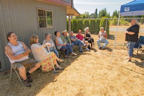 Friends and family celebrate with new and retiring owners at Appian Way Hair Care in Centralia ...