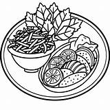 Gyro Food Outline Illustration Digital coloring Book Page Line Art  sketch template