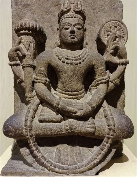 A very ancient idol of Lord Vishnu amazingly carved in stone. | Indian ...