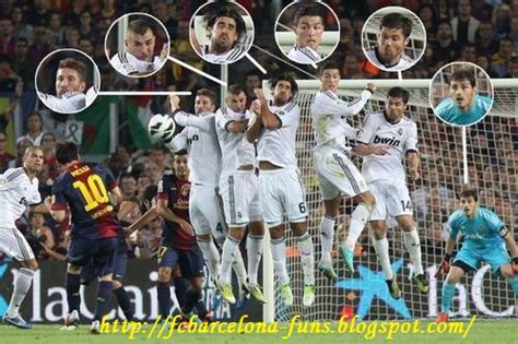 FC Barcelona: messi free kick against real madrid