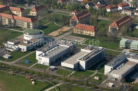 Luftaufnahme Magdeburg - Campus-Gelände der Hochschule Magdeburg ...