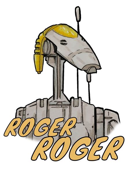 Droid roger roger vinyl sticker star wars sticker etsy – Artofit