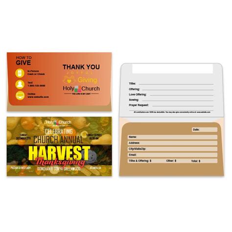 Custom Church Tithe and Offering Envelopes | Full-Color Printing ...