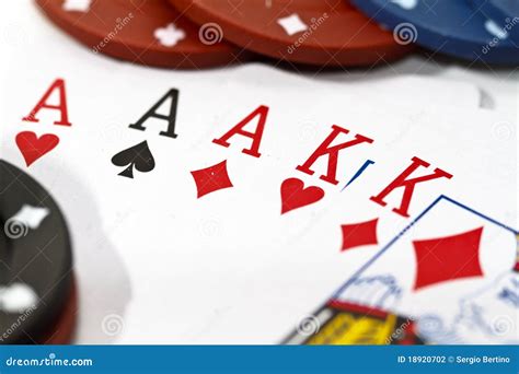 Poker hand of a full house stock photo. Image of luck - 18920702