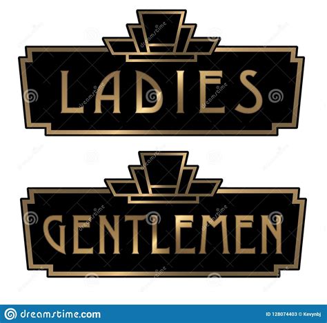 merican.club | Art deco lady, Art deco, Restroom sign