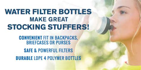 Clearbrook Water Filter Bottles are convenient, safe, and durable – and make great stocking ...