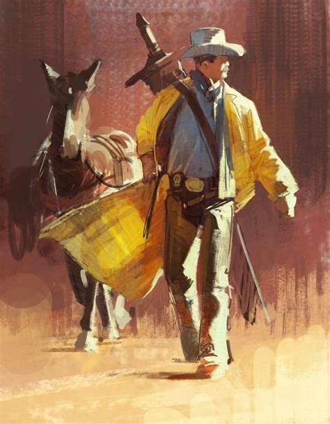 ArtStation - cowboy fantasy