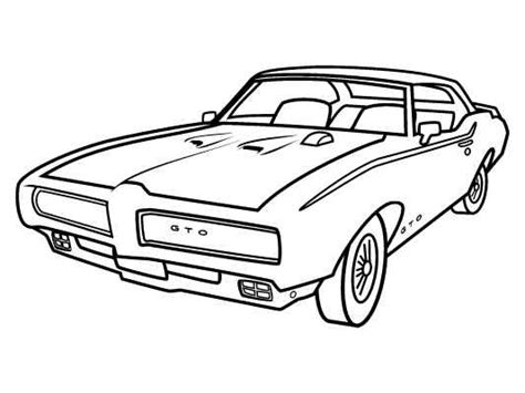 Muscle Car Drawing - ClipArt Best