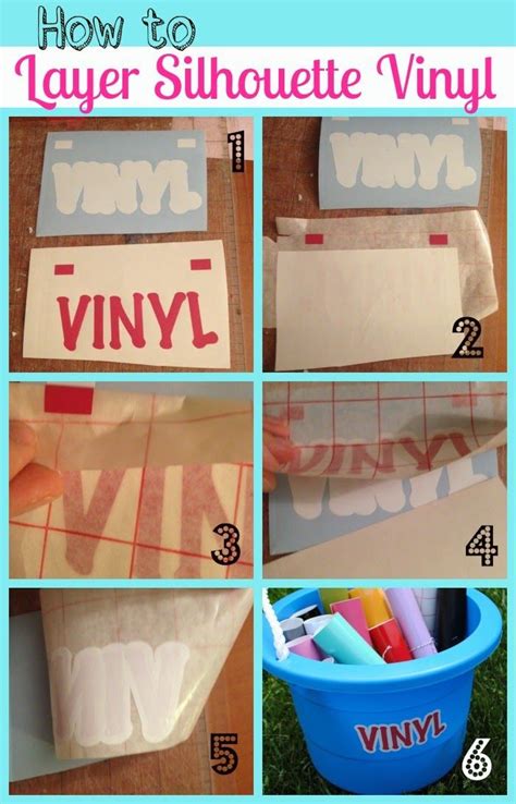 Silhouette Layering Vinyl Tutorial (The No-Fail Method) | Silhouette cameo vinyl, Vinyl projects ...