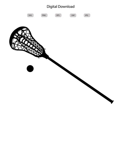 Lacrosse Stick Svg Lacrosse Stick Silhouette Lacrosse Stick Cut File Lacrosse Stick Clipart Svg ...