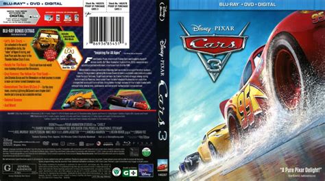 Cars 3 (2017) R1 Blu-Ray Cover - DVDcover.Com