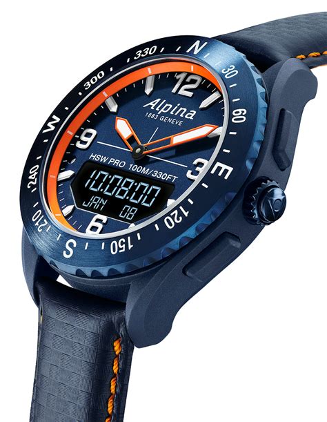 Alpina Watch AlpinerX Smartwatch AL-283LNO5NAQ6L Watch | Jura Watches