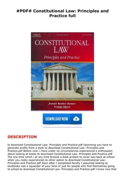 #PDF# Constitutional Law: Principles and Practice full