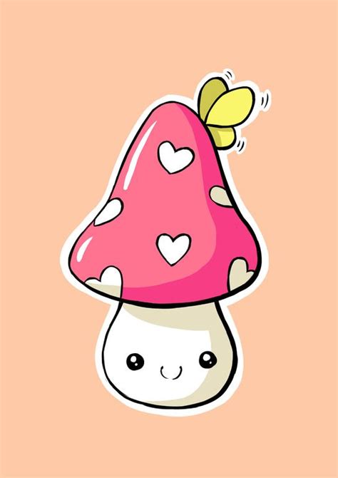 Mushroom Artwork | Cute kawaii drawings, Kawaii doodles, Kawaii drawings