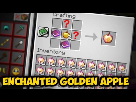 How to Make an Enchanted Golden Apple in Minecraft - On This Very Spot