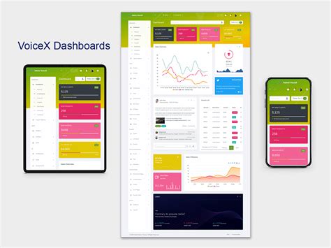 VoiceX - Bootstrap Admin Dashboard Template | Dashboard template, Admin dashboard, Templates