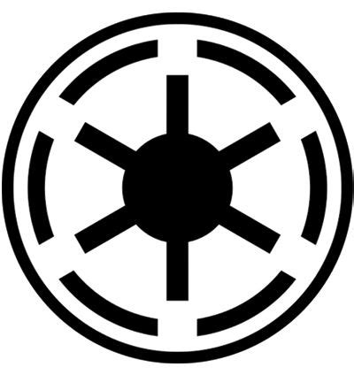 Logo Design for The Galactic Republic During The Unification Wars | Star wars symbols, Galactic ...