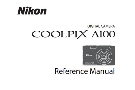 Nikon Coolpix A100 Reference or User’s Manual Available for Download ...