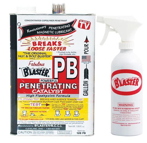 4603-4 PB B'laster® Penetrating Catalyst, Heavy-Duty Lubricant, 1 Gal. Drum & Bottle