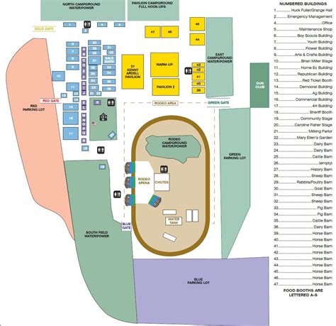 Map of Fairgrounds