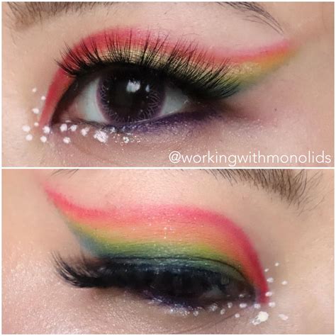 Rainbow look for Pride! : r/MakeupAddiction