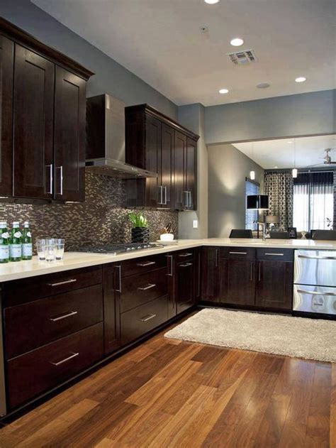 Espresso Kitchen Cabinets: Pictures, Ideas & Tips From | Lakes ...