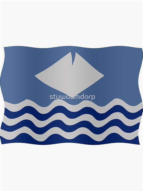 "Isle of Wight flag" Sticker by stuwdamdorp | Redbubble