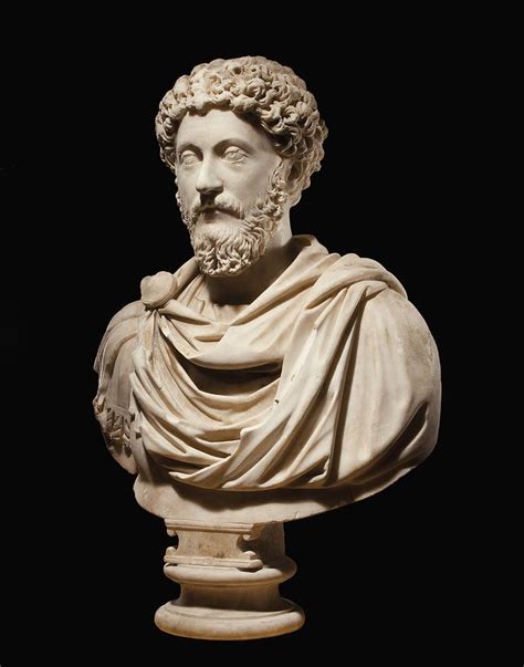 Portrait Bust Of Emperor Marcus Aurelius Photograph by Roman School