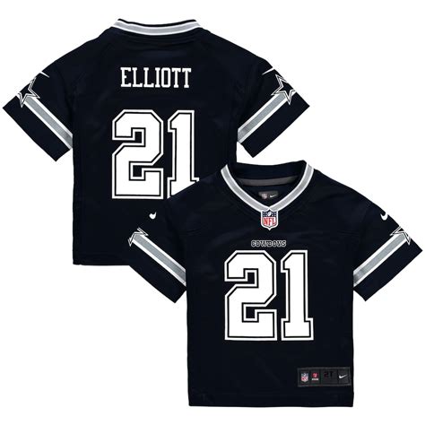 Toddler Dallas Cowboys Ezekiel Elliott Nike Navy Game Jersey