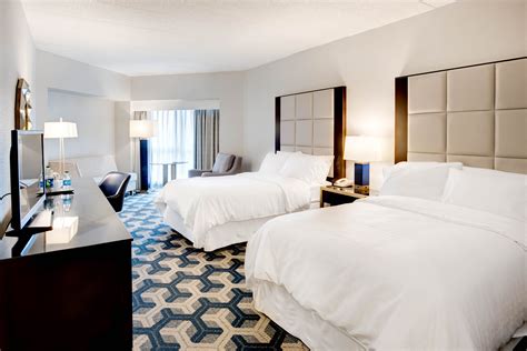 Deluxe Two Queen Room at the Sheraton Eatontown Hotel | Hotel guest room, Queen room, Eatontown